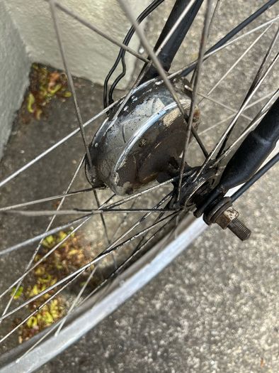 1930s humber men's bike push button bell. Brooks saddle. 3 speed  Gears