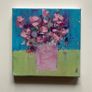 Framed Original Floral  Painting Art Contemporary Art Painting  Original Gift Image 3