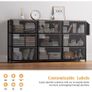 Fabric Chest of Drawers - 9 Drawers Large TV Stand for 43-65 Image 5