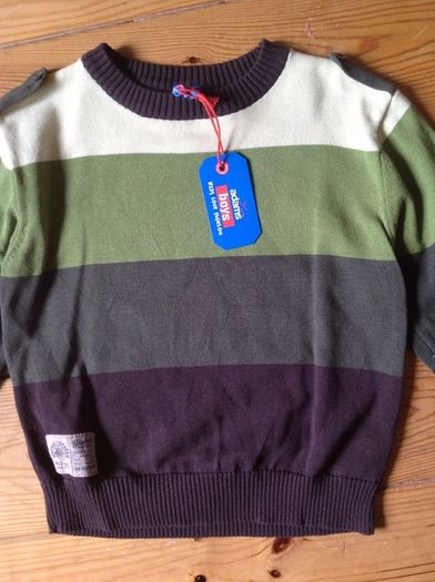BNWT Green & Brown Jumper Age 4