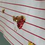 Nutmeg red and white striped Sz 16 (Fit 14-16UK) Image 4