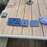 Navy blue socket and light switch Image 4