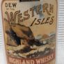Dew of the western isles ,highland,,Train & McIntyre Ltd Glasgow whiskey jug/bottle ,see pictures for condition, sold as is ,,hard to come by, little damage chip on rim ,see pictures Image 8