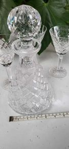 Waterford Crytal Decanter and 3 Matching Glasses
