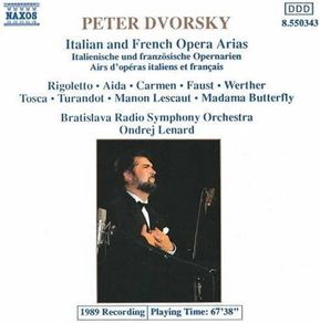 Peter Dvorsky. Italian and French Opera Arias. CD. Free Postage!