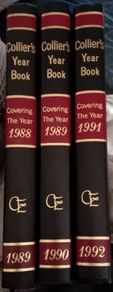 Colliers Yearbooks 1988 1989 1991 Books