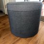 Grey pouffe Image 5