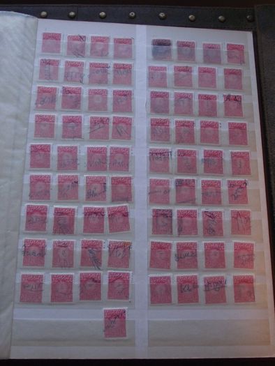 A big collection of Stamps from India, presented in the stock book