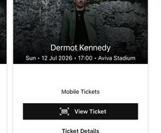 2 Dermot Kennedy Tickets
