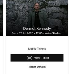 2 Dermot Kennedy Tickets