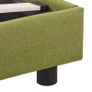 Bed Frame Green Fabric 150x200 cm Image 6