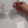 Galway Crystal Ashford 4" Candlestick Pair Image 2