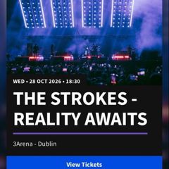 The Strokes 2x tickets