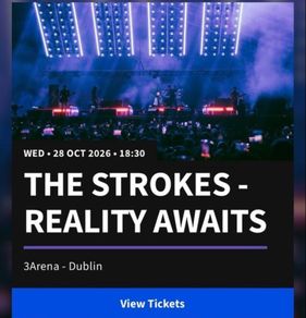 The Strokes 2x tickets