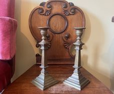 Antique Brass Candlesticks