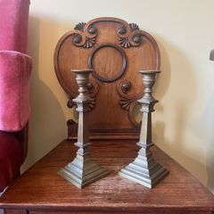 Antique Brass Candlesticks