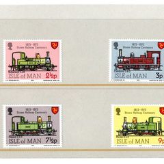1973 Isle of Man Centenary of Isle of Man Steam Railways Commemorative Stamp Presentation Pack
