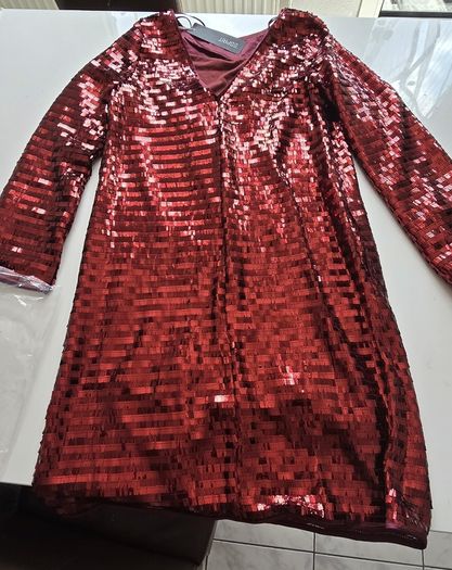ESPRIT ladies' dress for special occasions 102EO1E331 , 618/CHERRY RED 4, size S