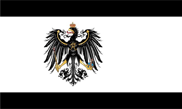 Prussian state flag 1892 to 1918 FREEPOST