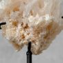 Blush Pink Crystal Cluster - Mineral, Metal Stand Image 6