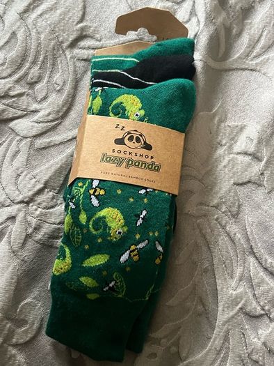 sockshop lazy panda pure natural bamboo socks