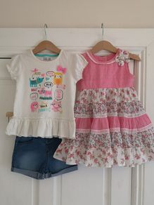 Baby Girls Dress Bundle 12-18 MTHS