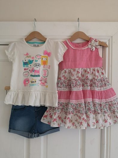 Baby Girls Dress Bundle 12-18 MTHS