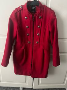 Next Girls red coat REDUCED
