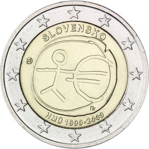 Slovakia 2 Euro Commemorative Coin 2009 - EMU . UNCIRCULATED.