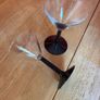 2 x Retro Martini Cocktail Glasses Image 3