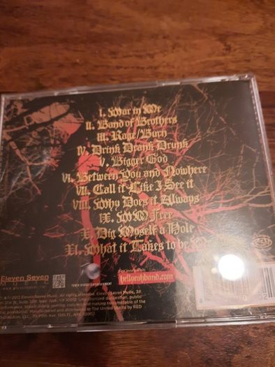 HELLYEAH: Band of Brothers - CD - US pressing 2012 (Autographed by Vinnie Paul (ex PANTERA) and rest of band)