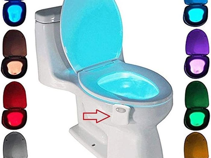 Night Light Motion Activated by ZSZT, Two Modes with 8 Color Changing, Sensor LED Washroom Night Light Fits Any Toilet (FREE SHIPPING)