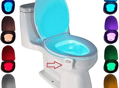 Night Light Motion Activated by ZSZT, Two Modes with 8 Color Changing, Sensor LED Washroom Night Light Fits Any Toilet (FREE SHIPPING)
