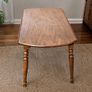 Vintage Ethan Allen Heirloom Solid Maple Drop Leaf Dining Table Image 3