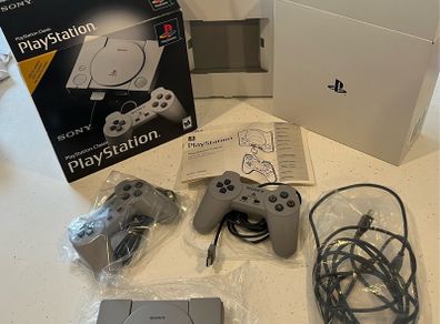 Sony PlayStation Classic w/ 2x Controllers, Boxed ( near new condition )