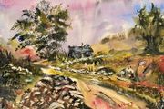 Connemara abandoned watercolour