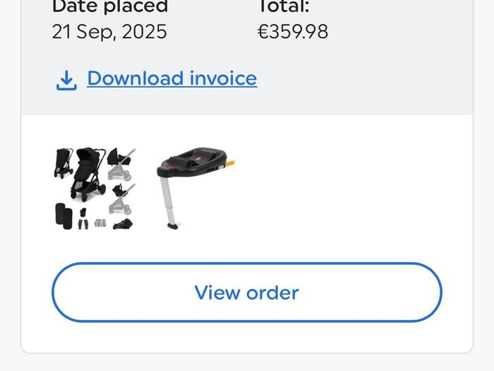 Babylo Panorama XTi 2-in-1 Travel System Black