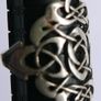 Vintage Hallmarked  Sterling Silver Celtic Knot Ring Size N1/2 - 3,83g Image 4