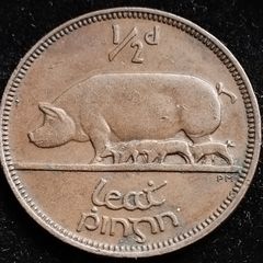 Ireland - 1933 - Half Penny - Sow - KM.2 - [2790]