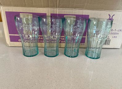Coca Cola Plastic Glasses Set Of Four