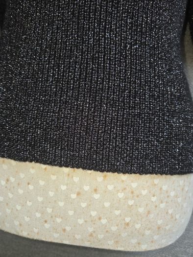 Next black and silver ribbed dressy knit bnwot uk 8-10