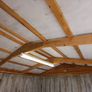 Deluxe 14ft x 12ft Modular Concrete Building Shed with brindle pebble dash finish. Image 5