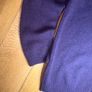 Wool 100 % sweater  jumpers violet men size L made in Madagascar y2k purple Image 4
