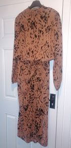 dress size 12 elasticated waist slight slit worn once