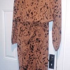 dress size 12 elasticated waist slight slit worn once