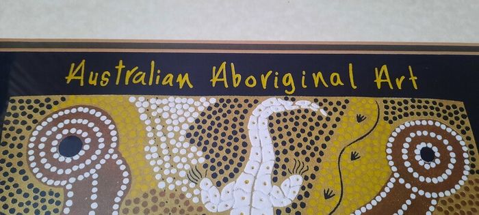 Framed Australian Aboriginal Art