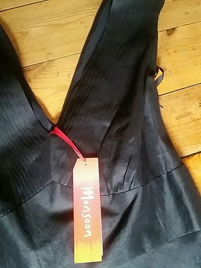 Monsoon silk and linen dress
