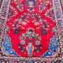 Vintage XL Fabulous Persian Sarouk Hand Knotted Runner Rug Carpet Image 3