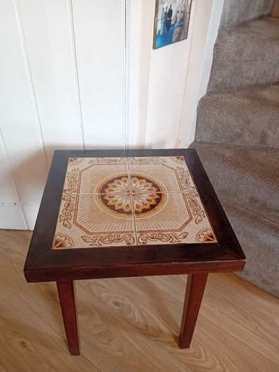 Mid century tiled coffee table