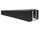 Garden Shed Anthracite 257x990x181 cm Galvanised steel